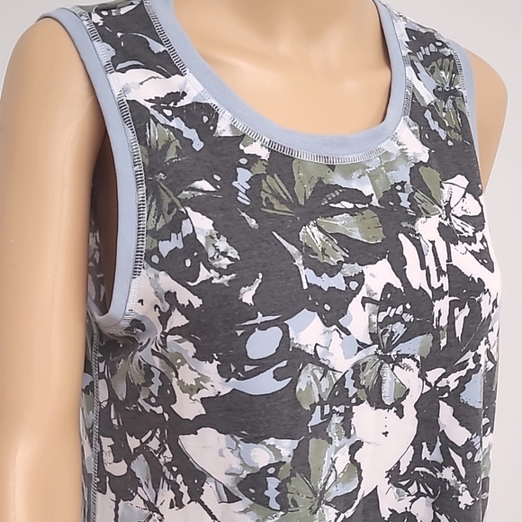 Cute camo butterfly summer dress  beach coverup size L. - Picture 2 of 12